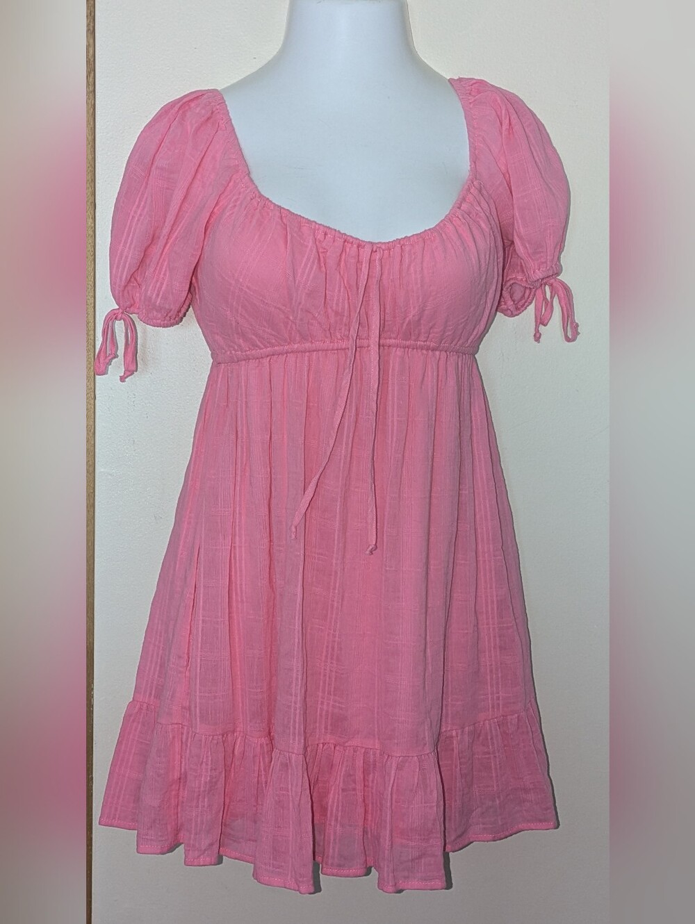 💥FINAL💥Honey And Sparkle Pink Babydoll Dress - Picture 2 of 6